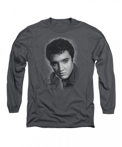Elvis Presley T Shirt | GREY PORTRAIT Premium Tee $9.03 Shirts