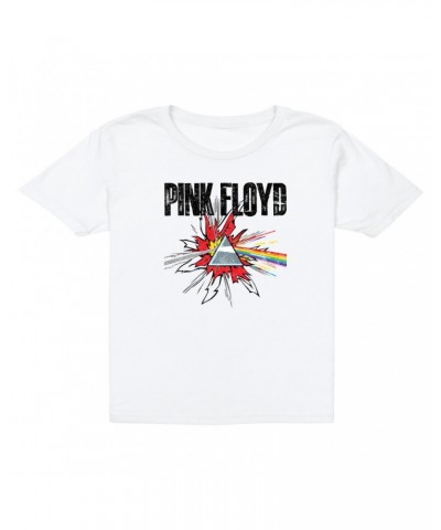 Pink Floyd Kids T-Shirt | Pop Art Prism Distressed Kids T-Shirt $7.98 Kids