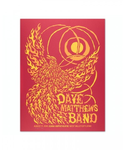 Dave Matthews Band West Valley 8/17/10 Show Poster $21.50 Decor