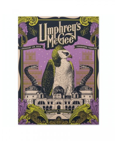 Umphrey's McGee 01/29/15 - Knoxville TN Event Poster $9.30 Decor