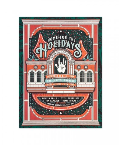 Jerry Garcia Home For The Holidays Event Poster $5.10 Decor