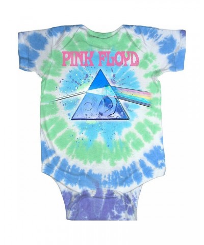 Pink Floyd Dark Side Oil Paint Tie-Dye Onesie $8.25 Kids