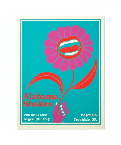 Alabama Shakes Show Poster - Troutdale OR 8/7/2015 $8.75 Decor