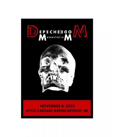 Depeche Mode Memento Mori Tour 2023 Detroit Screen Print Poster Limited Edition $18.50 Decor